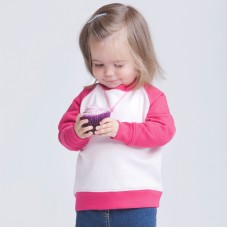 Contrast Raglan Sweatshirt