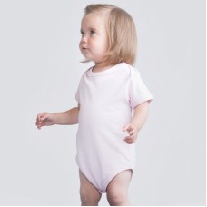 Short Sleeved Body Suit With Envelope Neck Opening