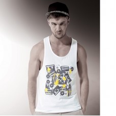 Tanx Men's Racer Back Vest Top