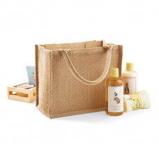 Westford Mill Laminated Jute Midi Tote Bag