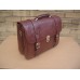 Woodland Leather Classic Retro Style Briefcase