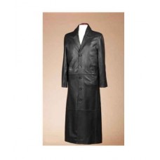 Woodland Leather Men's Full Length Matrix Style Trench Coat
