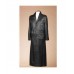 Woodland Leather Men's Full Length Matrix Style Trench Coat