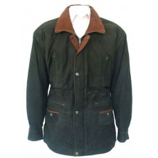 Woodland Leather Men's Classic Nubuck Country Jacket Woodland Leather Men's Classic Nubuck Country Jacket