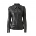 Woodland Leather Ladies Classic Leather Zip Jacket