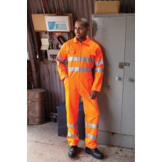 Yoko Adult's High Visibility Poly/cotton Coverall
