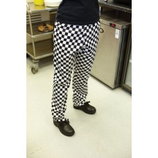 Dennys Chefswear Trouser In Black/white Check