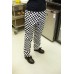 Dennys Chefswear Trouser In Black/white Check