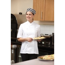 Dennys Women's Short Sleeve Chefs Jacket