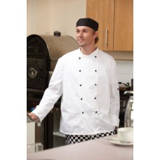 Dennys Men's Lightweight Long Sleeve Chefs Jacket
