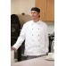 Dennys Men's Lightweight Long Sleeve Chefs Jacket