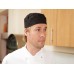 Dennys Adult's Black Chefs Skull Cap