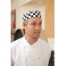 Dennys Adult's Black/white Check Chefs Skull Cap
