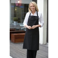 Dennys Adult's Chefs Black Economy Bib Apron