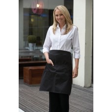 Dennys Adult's Front Of House Black Economy Pocket Waist Apron