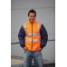 Yoko Hi-vis Quilted Jacket With Detatchable Sleeves