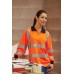 Yoko Hi-vis 2 Band Long Sleeve Polo Shirt