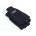 Yoko 3m Thinsulate Half Finger Gloves In Black