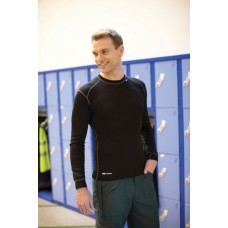 Helly Hansen Kastrup Baselayer L/sl T-shirt In White And Black Helly Hansen Kastrup Baselayer L/sl T-shirt In White And Black