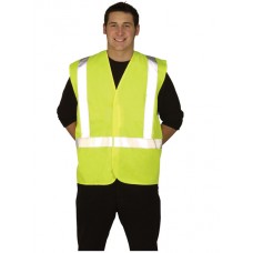 Supertouch Men's High Visibility One Band And Brace Vest