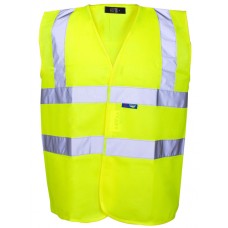 Supertouch Men's High Visibility Two Band And Brace Vest