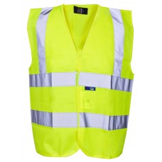 Supertouch Men's High Visibility Short Builders Vest