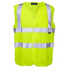Supertouch Mens Hi Vis Pull Apart Vest In Hi Vis Yellow Supertouch Mens Hi Vis Pull Apart Vest In Hi Vis Yellow