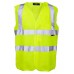 Supertouch Mens Hi Vis Pull Apart Vest In Hi Vis Yellow Supertouch Mens Hi Vis Pull Apart Vest In Hi Vis Yellow