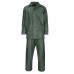 Supertouch Men's Lightweight Polyester/pvc Rainsuit In Orange