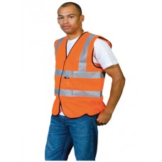 Super Touch Hi Vis Waistcoat In Orange