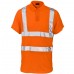 Supertouch Workwear Hi Vis Polo Shirt With Orange/blue Std Tape