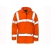 Supertouch Rail Industry Orange Pu Storm-flex Breathable Parka Jacket