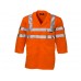 Super Touch Hi Vis Polycotton Lab Coat In Orange