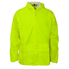 Supertouch Mens Storm-flex Pu Jacket In Yellow Std Tape