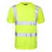 Supertouch Men's High Visibility T-shirt In Yellow/blue
