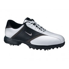 Nike Golf Heritage Shoe In Black And White/black