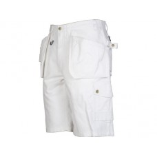 Projob Men's Hanging Nail Pocket 5505 White Painters Work Shorts