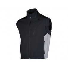 Projob Workwear Men's 3701 Softshell Vest In Black