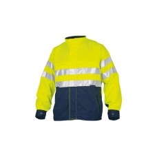 Projob Men's Half And Half 6401 High Visibility Work Fleece Jacket