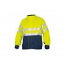 Projob Men's Half And Half 6401 High Visibility Work Fleece Jacket