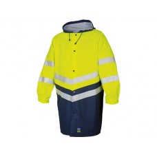 Projob Workwear Men's 6403 Rain Jacket Hv In Yellow And Orange