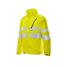 Projob Men's Wind And Waterproof 6466 Allround High Visibility Jacket