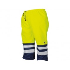 Projob Men's Elasticated Waist 6504 High Visibility Rain Trouser
