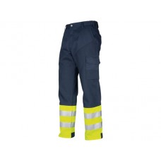 Projob Men's Stretch Fabric 6507 High Visibility Work Trouser