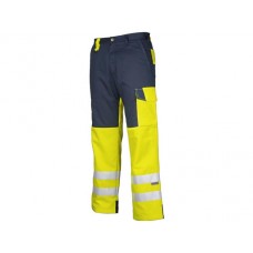 Projob Men's Padded Flat Front 6508 High Visibility Work Trouser