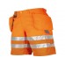 Projob Men's Hanging Nail Pocket 6503 High Visibility Work Shorts