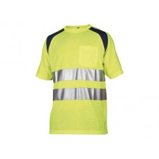 Projob Men's Double Collar Class 2 6002 High Visibility T-shirt