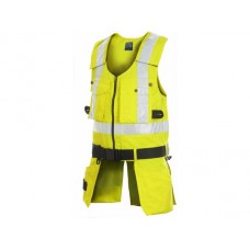 Projob Men's Adustable Buckle 6704 High Visibility Tool Vest