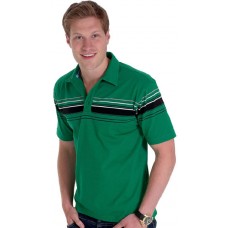 Uneek Clothing Unisex Multi Stripe Jersey Fabric Polo Shirt