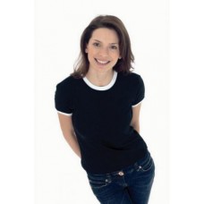 Uneek Clothing Women's Crew Neck 100% Cotton Contrast T-shirt
